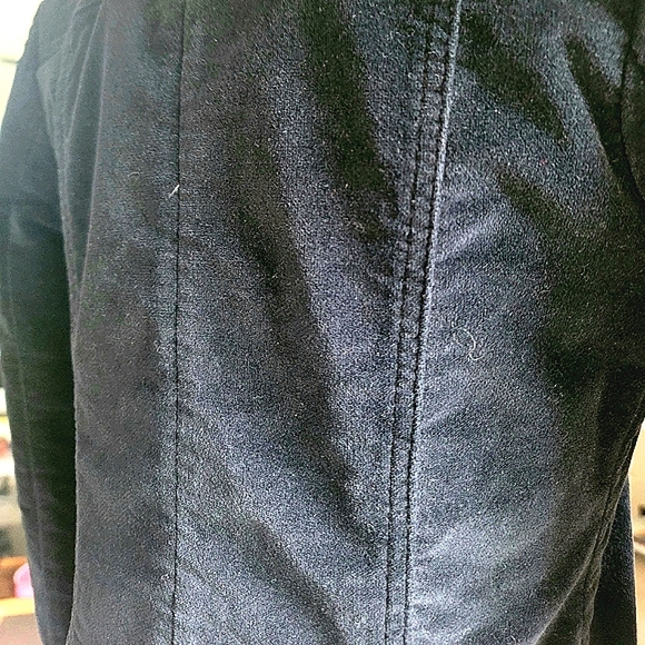 Nevada Petite Suede Rhinestone Button Jacket Size S - Picture 7 of 12